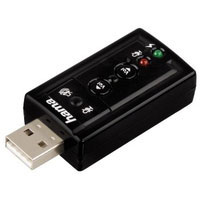 Hama USB Sound Card 7.1 Surround (00051620) Hama USB Sound Card 7.1 Surround (00051620)